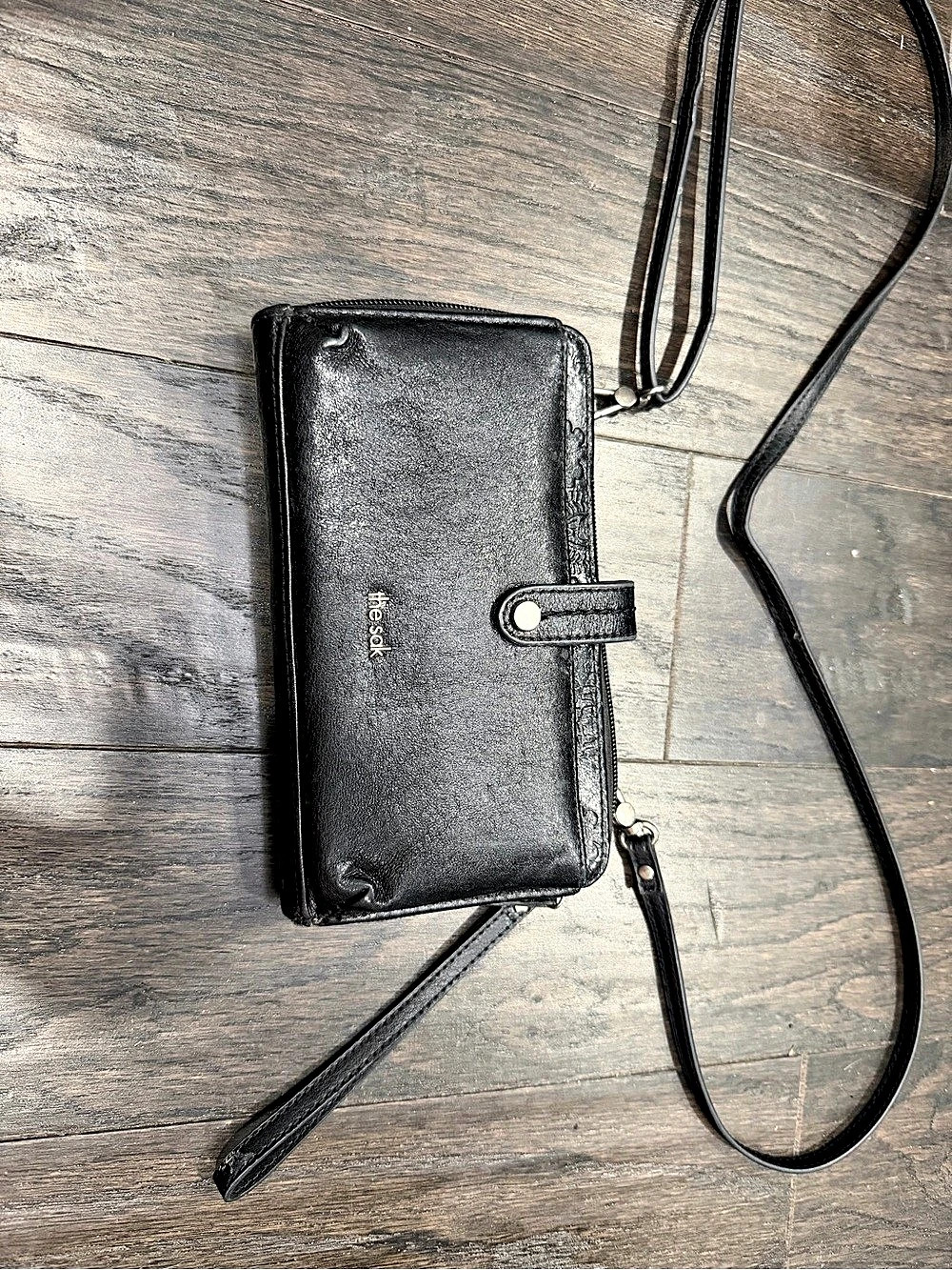 The Sak Iris Large Smartphone Crossbody Black